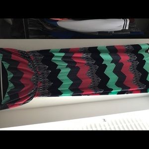 maxi multicolor summer dress